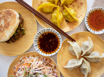 Pan-Fried Dumplings for Two