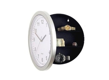 Hidden Safe Wall Clock