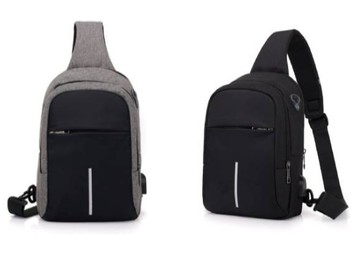 Shoulder Bag with USB Charge Port