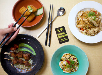Four Asian Fusion Plates