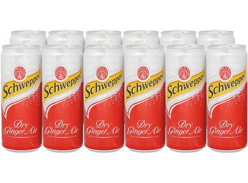 12pk of Schweppes Ginger Ale Cans