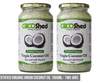 Certified Organic Coconut Oil Jars