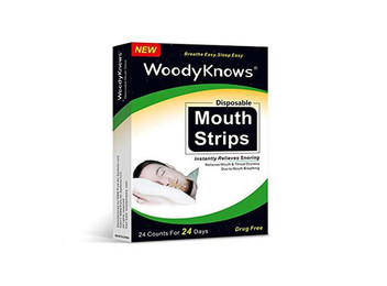 24-Pack of Anti-Snore Mouth Strips