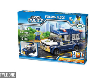 Police Themed Block Toy Range