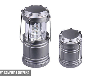 Two Camping Lanterns