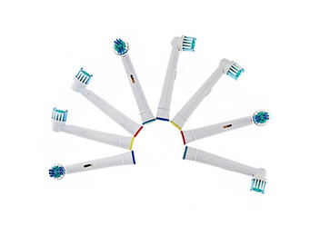 Eight-Pack of Toothbrush Heads