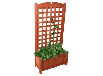 Greenzone Wooden Trellis Planter