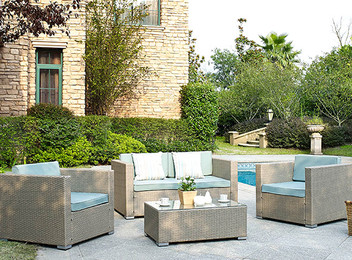 Piha Four-Piece Outdoor Sofa Set