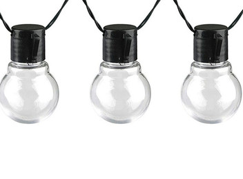 Solar-Powered String Light Bulbs