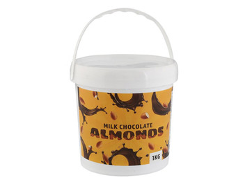 Milk Chocolate Almonds 1kg Bucket