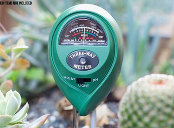 Moisture PH & Light Soil Tester