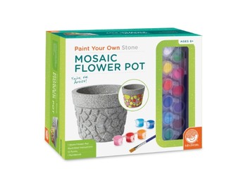 Paint Your Own Stone Flower Pot