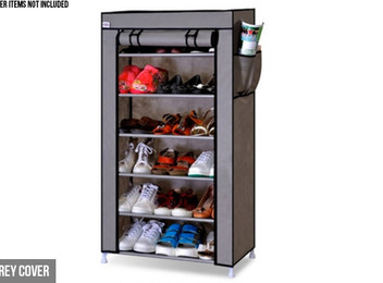 Six-Tier Shoe Rack