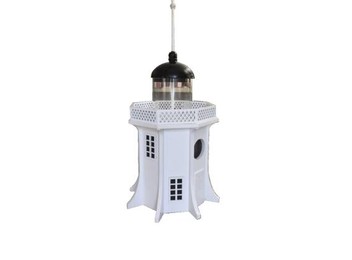 Lighthouse Birdhouse & Feeder