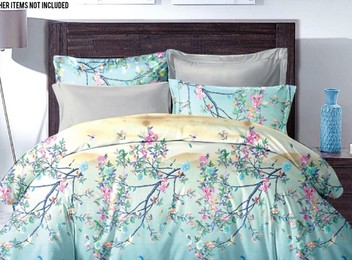 Light Teal Duvet Cover Set