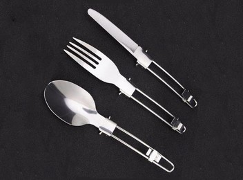 Foldable Camping Cutlery Set