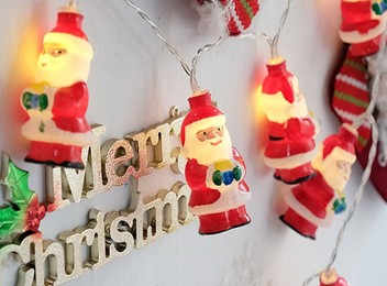 Santa Claus Lamp String