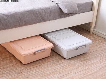 Under Bed Plastic Storage Organiser