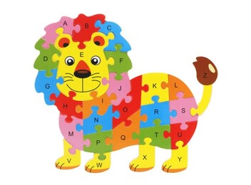 3-Pack Animal Alphabet Puzzles