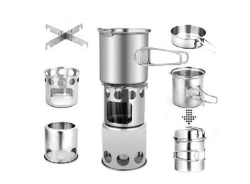 Stainless Steel Camping Cookware