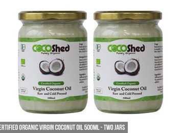 Certified Organic Coconut Oil Jars