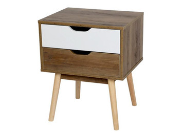 Two-Drawer Bedside Table