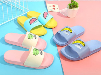 Fruit Print Pool Slides