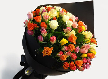 50 Mixed Valentine's Day Roses