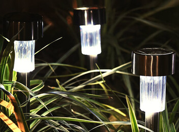 10-Pack of Solar Garden Lights