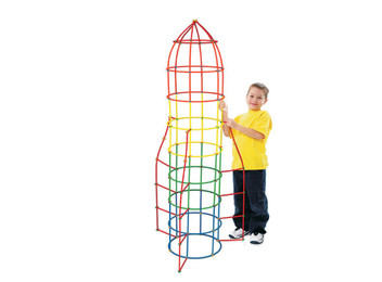 Kids 4D Straw Building Blocks Set