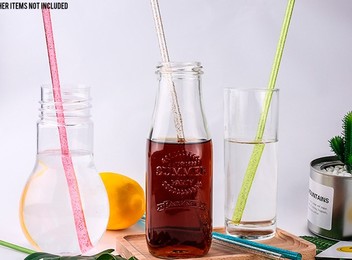 20-Pack Reusable Party Straws