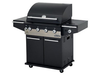 Black Gasmate Euro Four Burner BBQ