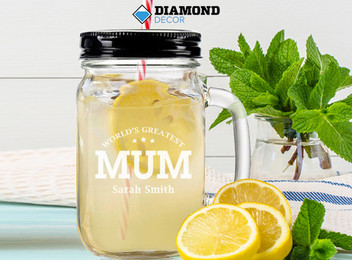 Personalised Mason Jar