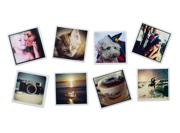 Eight Personalised Photo Magnets