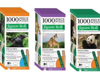 1000-Piece Puzzle & Jigsaw Roll