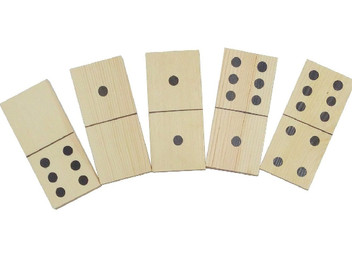 28-Piece Wooden Outdoor Dominoes