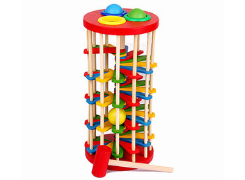 Colourful Kids Ball Rolling Tower