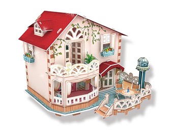 Holiday Bungalow Dollhouse Puzzle