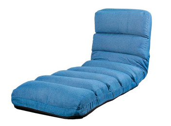 Blue Floor Folding Lounge Chair