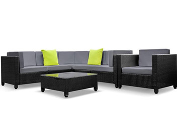 Vincenza 6-Seat Outdoor Lounge Set