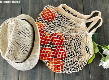 Two-Pack Mesh Grocery String Bags