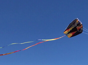 Tie Dye Parafoil Kite