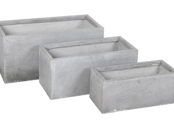 Greenzone 3 Piece Trough Planters