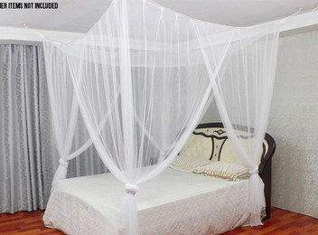 Universal White Square Mosquito Net