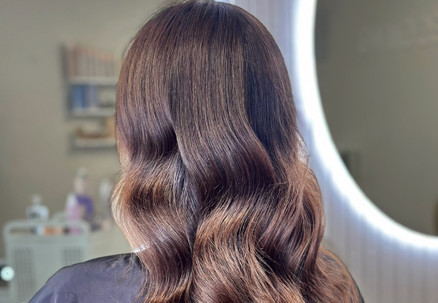Glamorous Colour Package incl. Retouch Colour Application, Deep Conditioning Treatment, Scalp Massage, Cut & Blow Wave, Straighten or Curl - Options for Global Short, Medium & Long