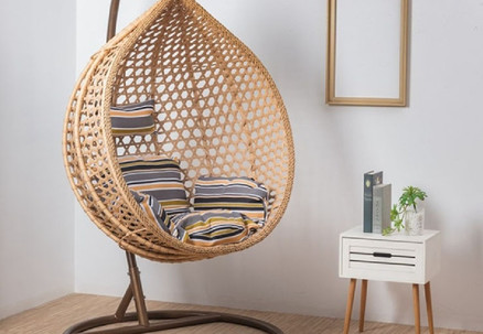 Rattan Hanging Egg Chair - Three Colours Available