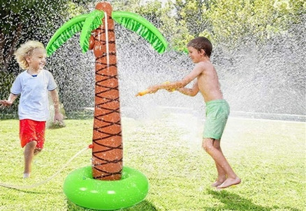 Inflatable Palm Tree Water Toy