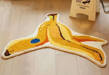 Banana-Shaped Haven Rug