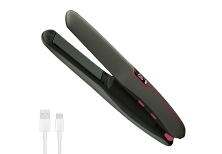 Two-in-One Cordless Hair Straightener & Curler
