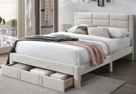 Hernan Queen Bed Frame with Drawer